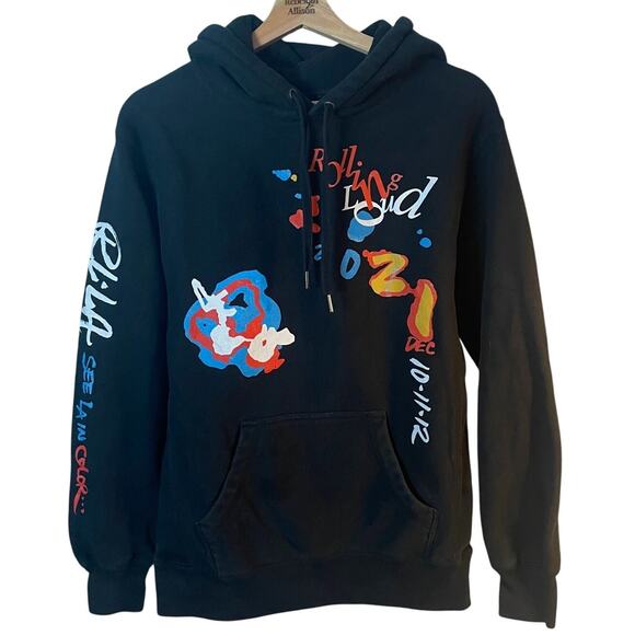 Rolling Loud Shady Spores Hoodie LA 2021 SZ Small Heavy Duty Black Streetwear - Picture 3 of 16